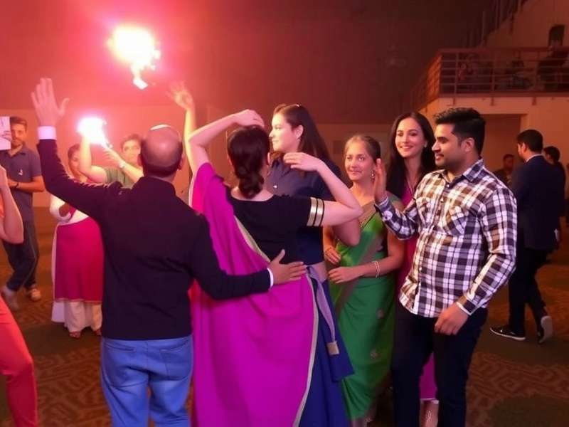 Indian Player Community in Chak De Dance Party Indian Player Community in Chak De Dance Party